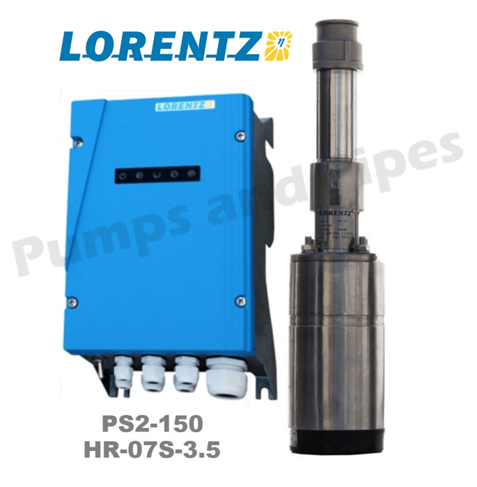 Lorentz PS2150 HR07S3 Helical Rotor Submersible Solar Pump Pumps