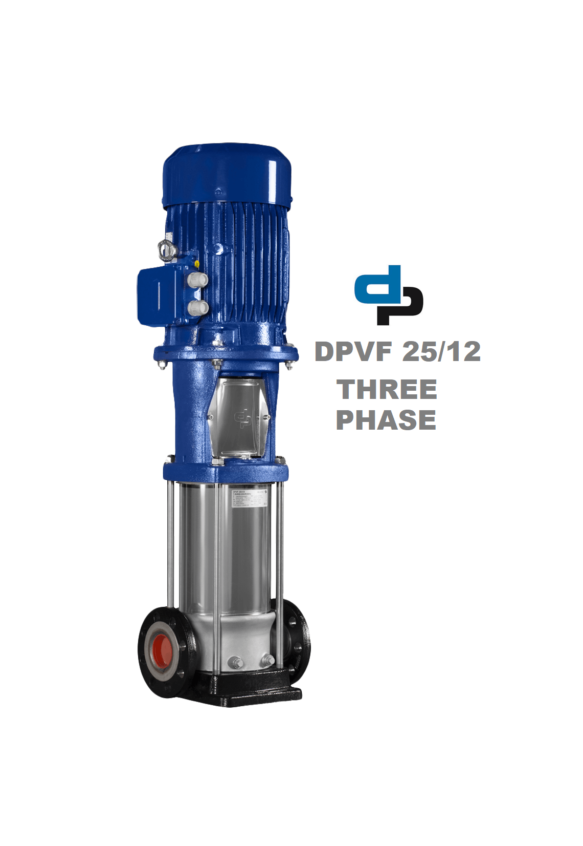 Dp Pumps DPVF25/12 415V Vertical Multistage Pump – Pumps And Pipes