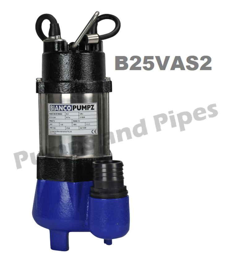 fantastisk Samle Forkortelse Bianco BIA-B25VAS2 Submersible Vortex Pump – Pumps and Pipes