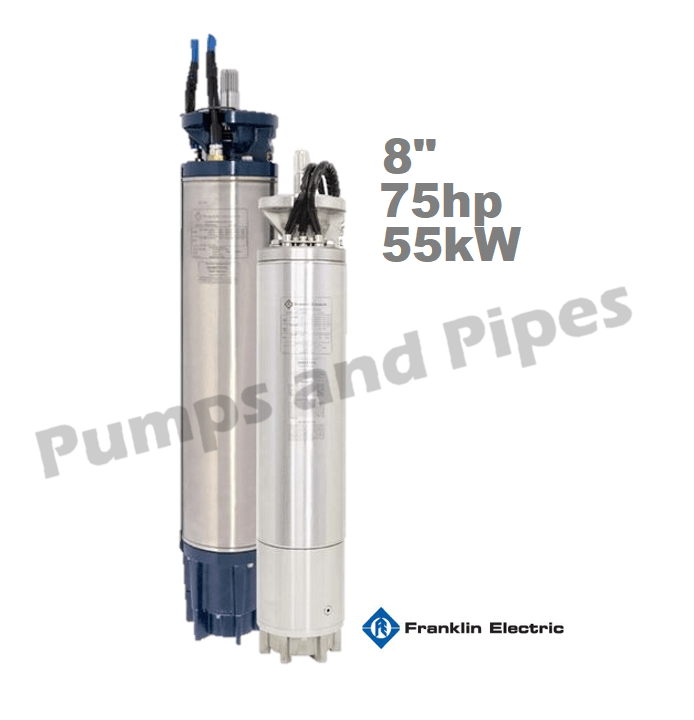 Franklin 8″ 55kW 75HP Three Phase Submersible Bore Pump Motor QLD NSW