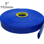 blue layflat 6inch 153 mm