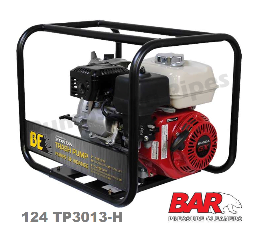 3 inch Trash Pump With Honda GX390 13HP Engine Can Handle Solids Up