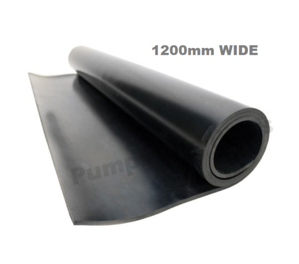 Natural Sheet Insertion Rubber 1200mm W x 100cm L Thickness 1.5mm 3mm