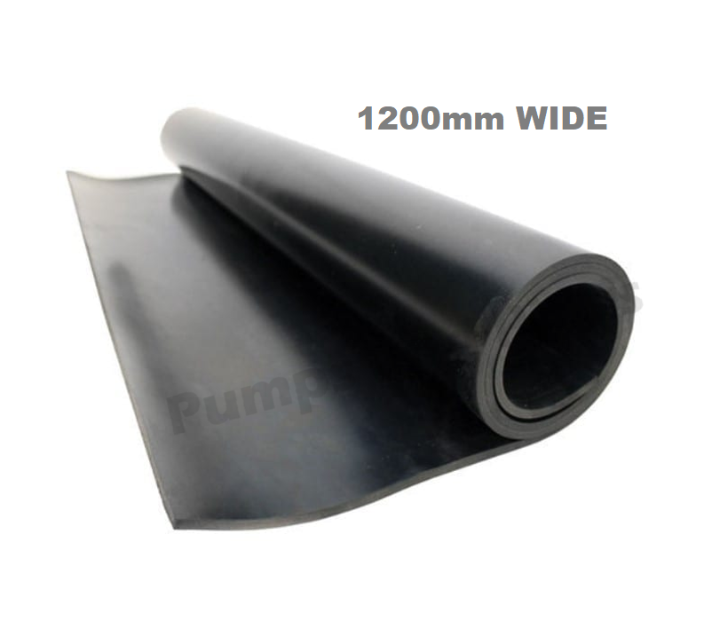 Natural Sheet Insertion Rubber 1200mm W x 100cm L – Thickness 1.5mm 3mm ...