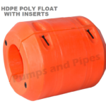 HDPE poly float with inserts