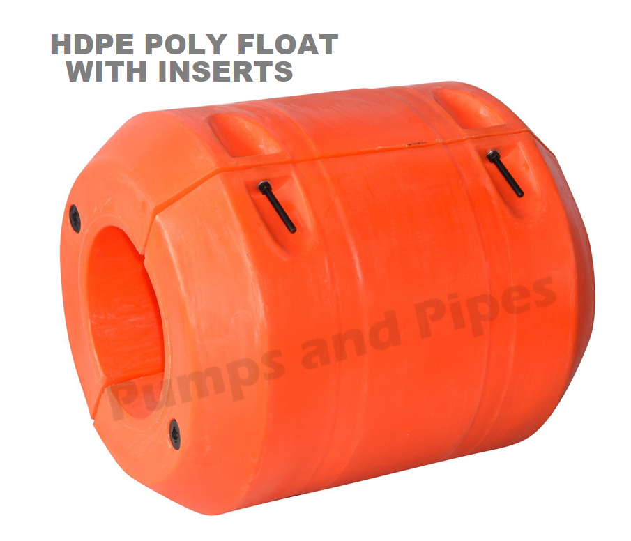 Large Orange Floats For HDPE Poly Suction Lines Orange In Colour