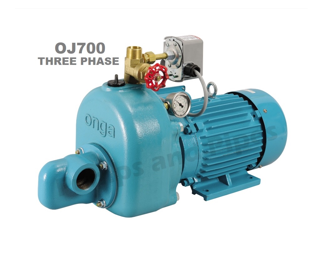 OJ700 Onga Shallow Well Jet Pump 400/3/50 Three Phase Applications