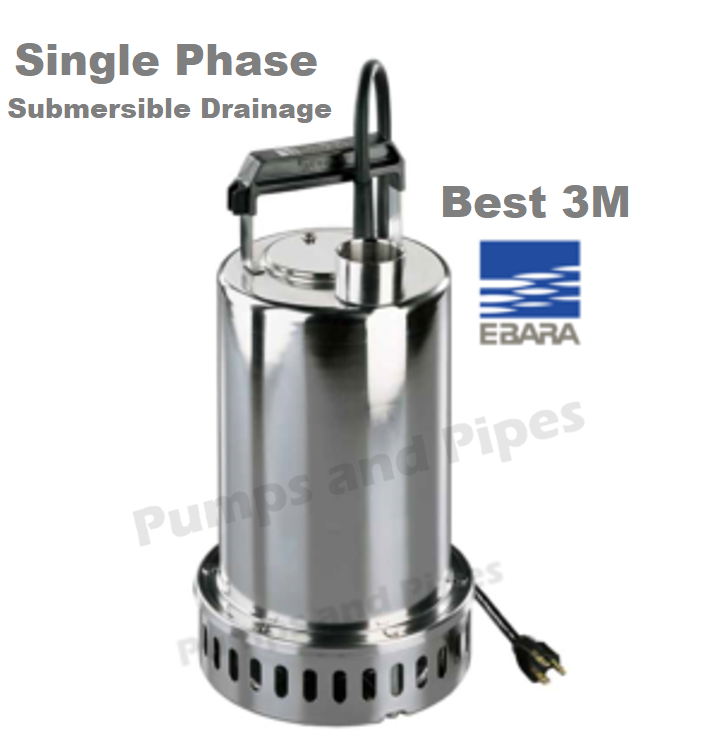 single phase sub drain