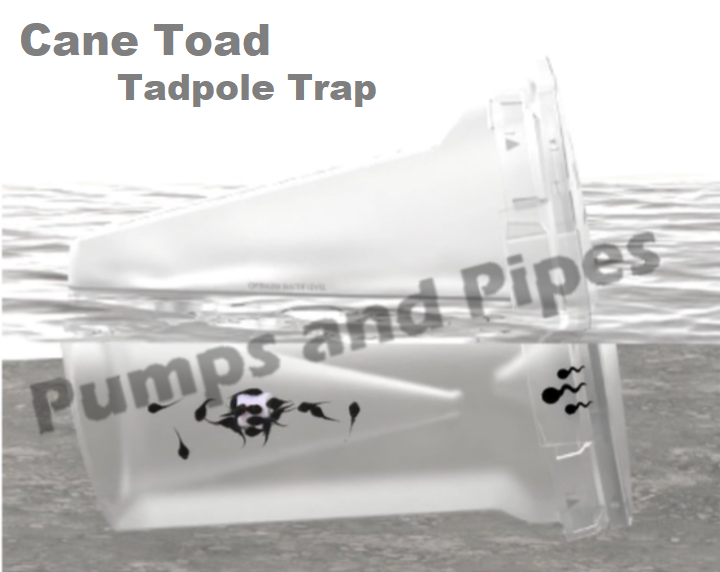 Cane Toad Tadpole Trap – Humane & Safe – Can Be Installed In Dams Ponds  Still Waterways Old Tanks and Troughs – Bufo Tadpole Trap – Pumps and Pipes