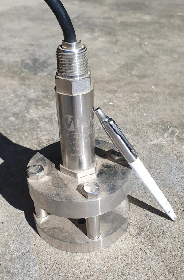 Sewage Hydrostatic Level Transducer Depth Range 04 metre 420mA