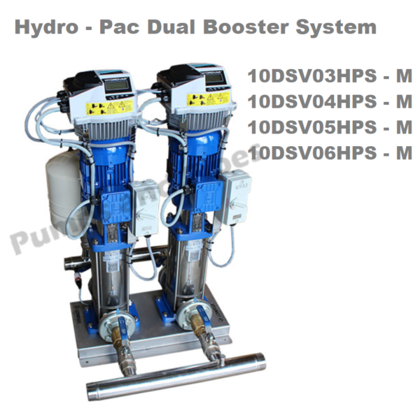 Hydro Pac Sipper 10DSV Hydro-Pac-Dual Water Booster Pump Single Phase Set including ...