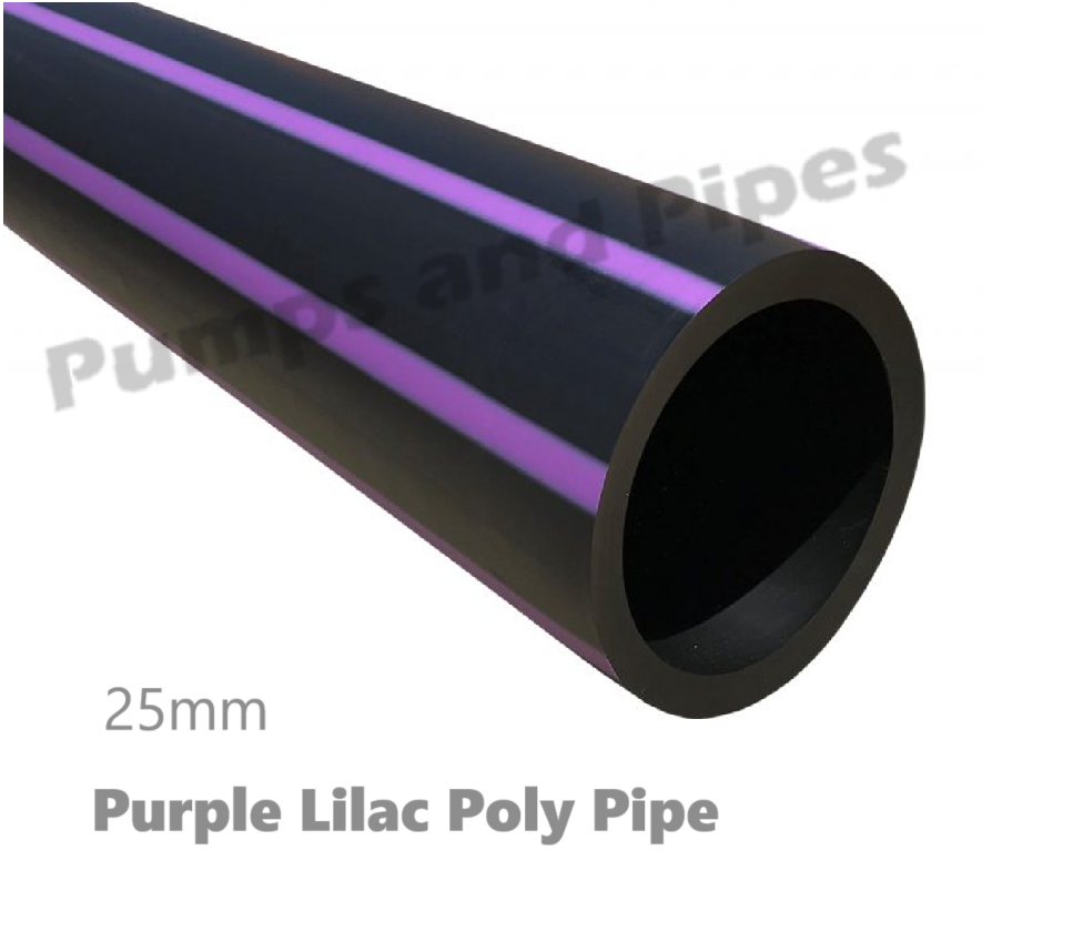 lilac poly pipe product image
