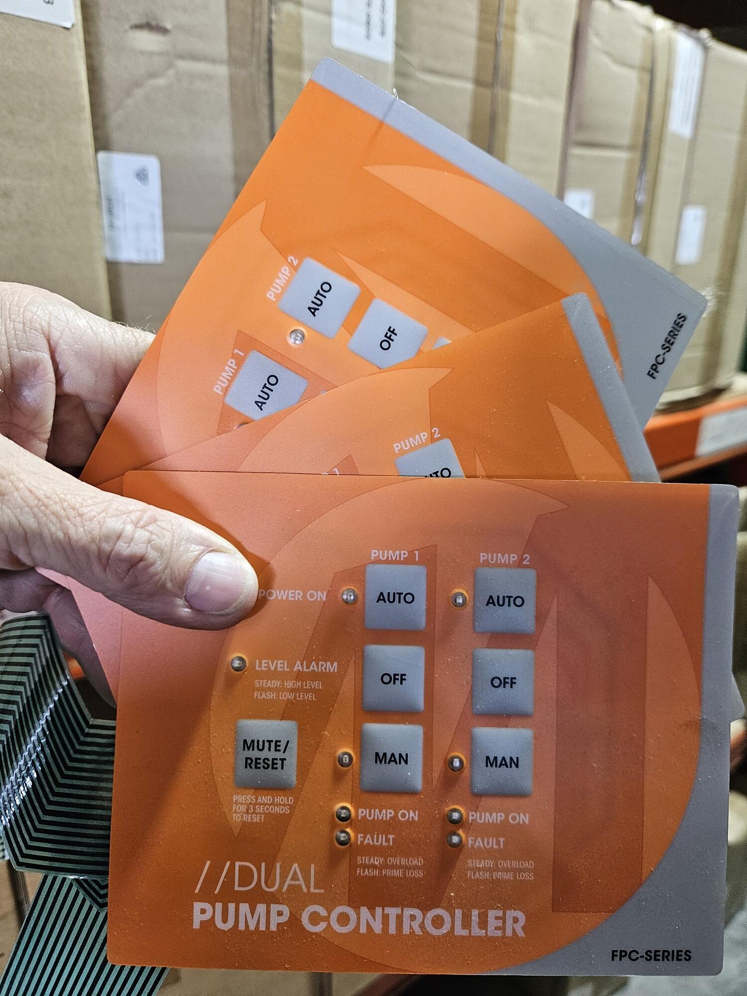 Front touch pad for Matelec control panel multi image